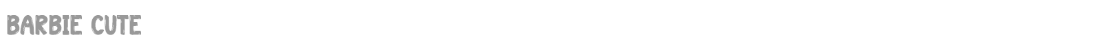 Barbie Cute font preview